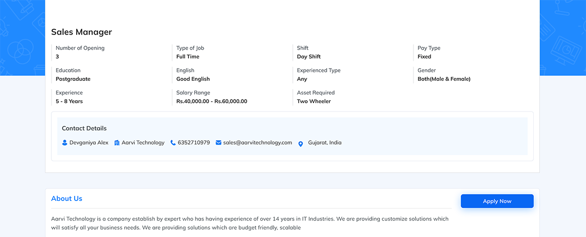 Short Description Example